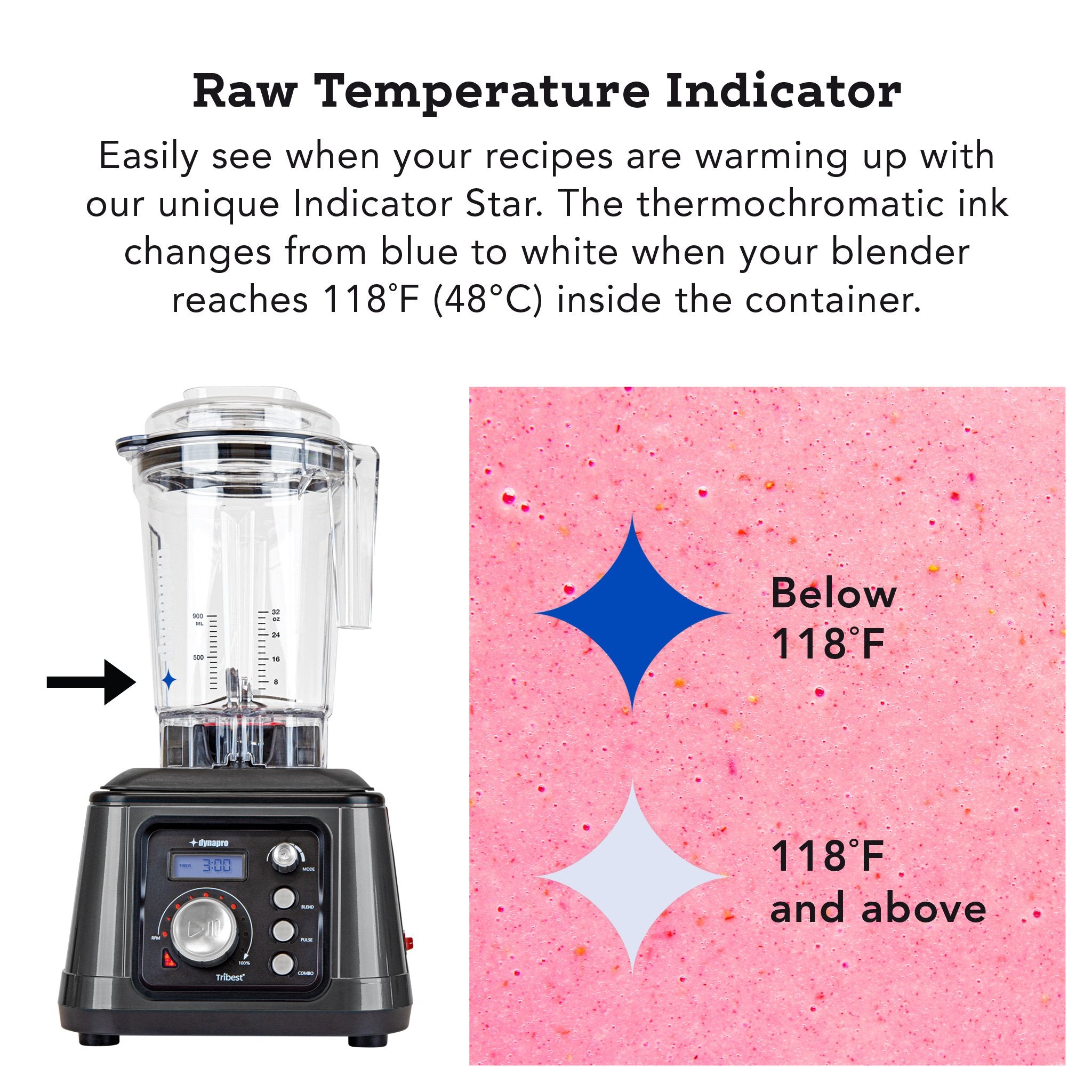 Tribest® Dynapro® Commercial High-Speed Blender - Juice Guru
