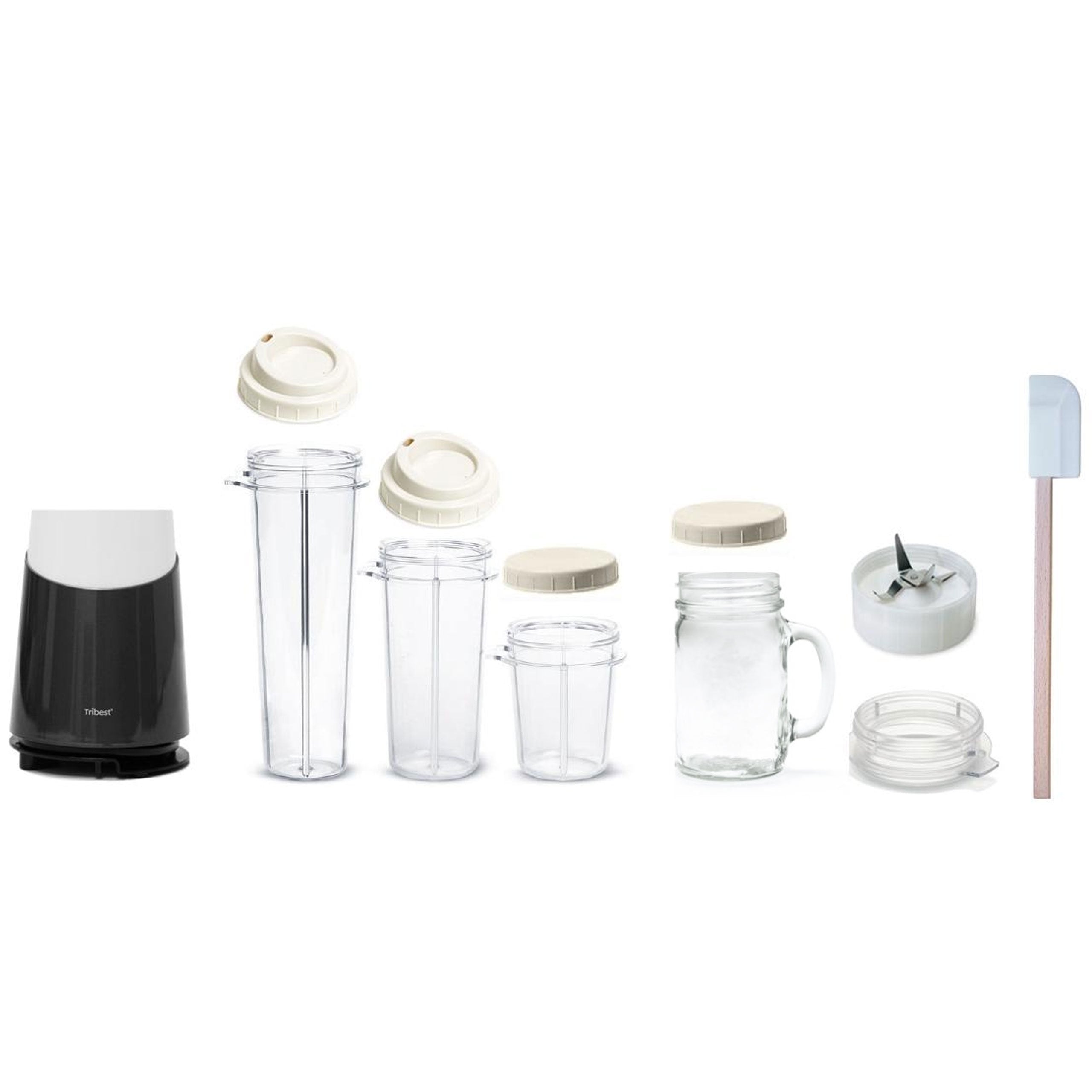 Tribest® Personal Blender II® Mason Jar Ready (Basic 12-Piece Set) - Juice Guru