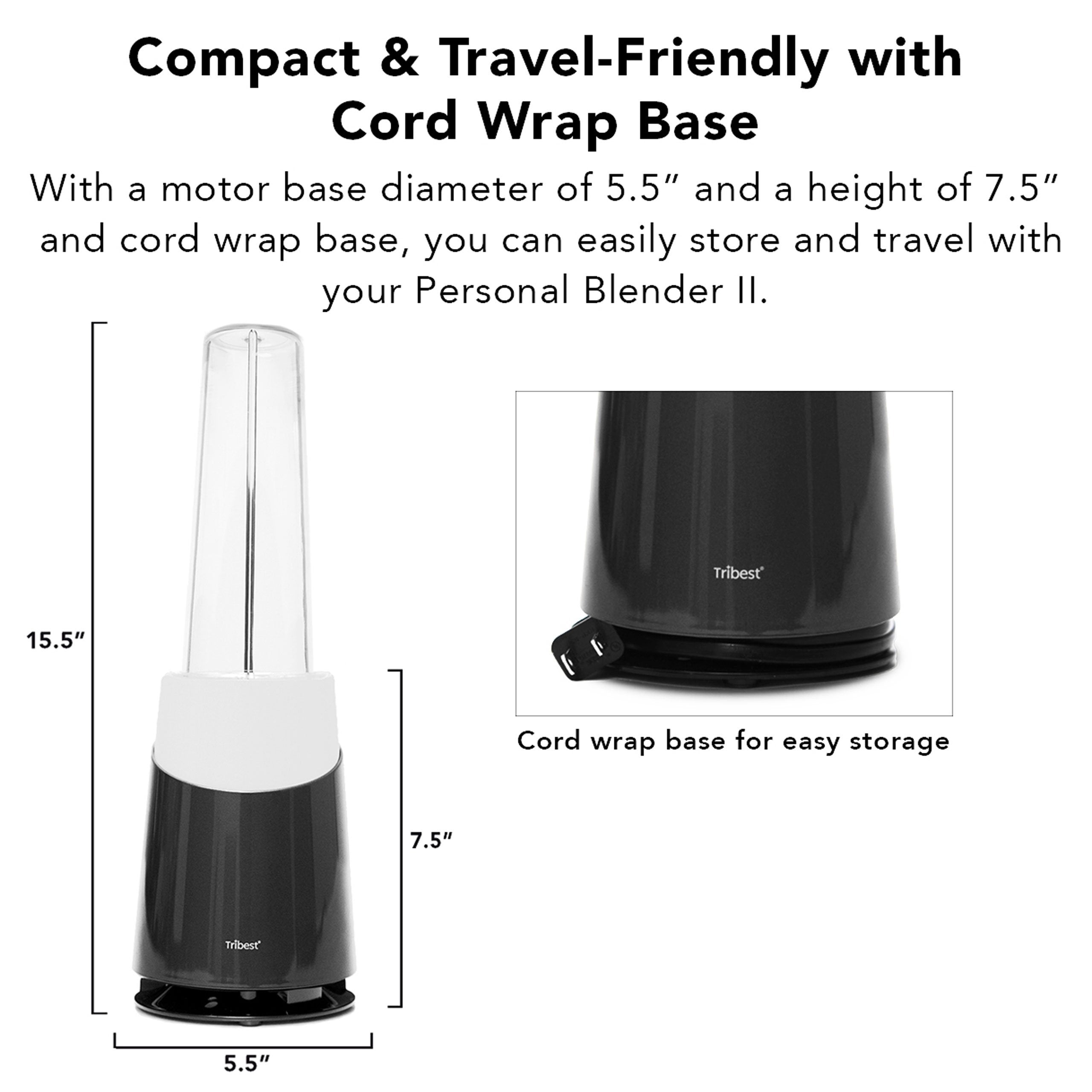 Tribest® Personal Blender II® Mason Jar Ready (Basic 12-Piece Set) - Juice Guru