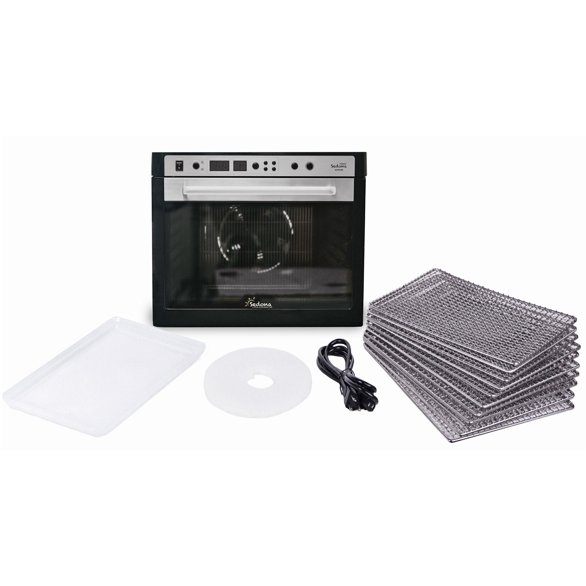 Tribest® Sedona® Supreme Commercial Food Dehydrator with Stainless Steel Trays - Juice Guru