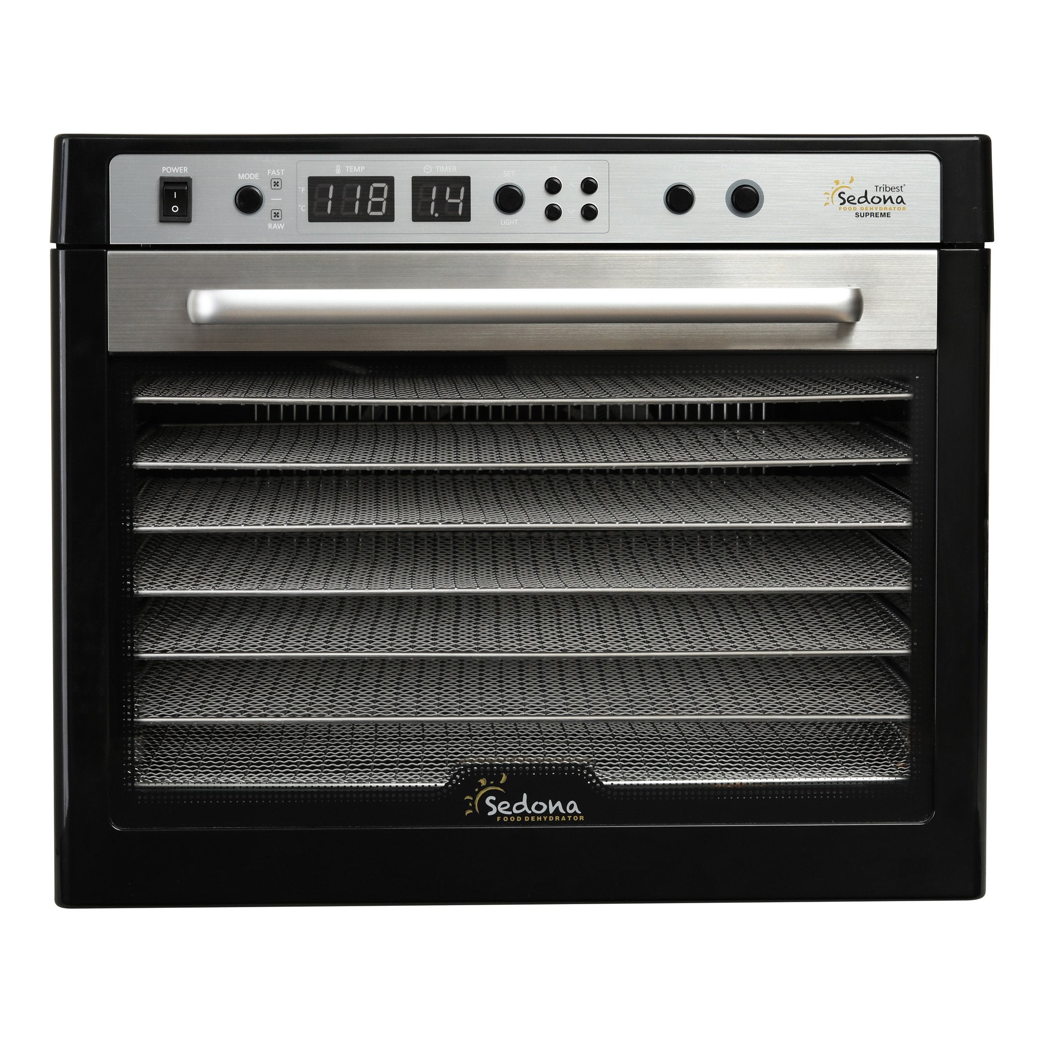 Tribest® Sedona® Supreme Commercial Food Dehydrator with Stainless Steel Trays - Juice Guru