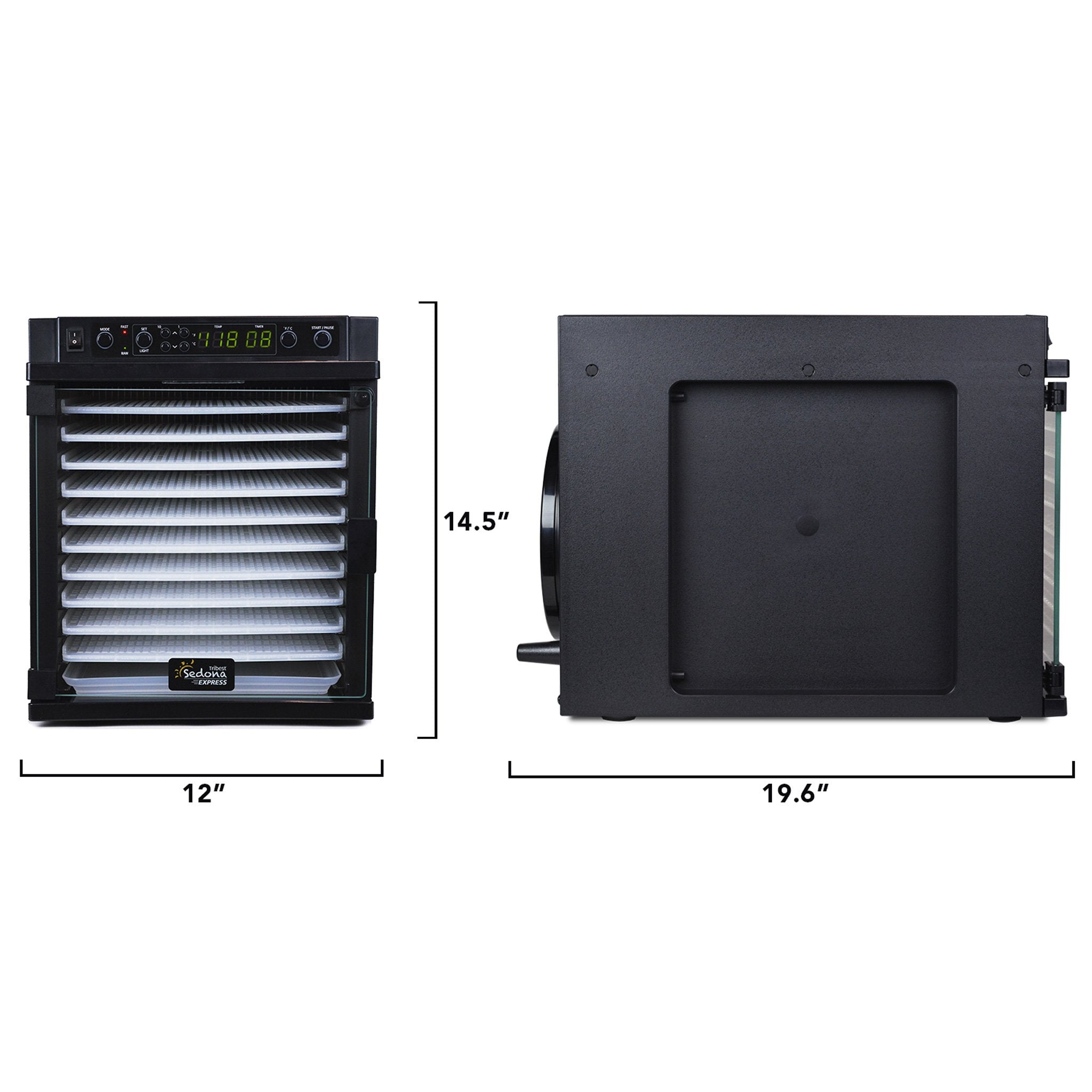 Tribest® Sedona® Express Food Dehydrator with BPA-Free Plastic Trays - Juice Guru