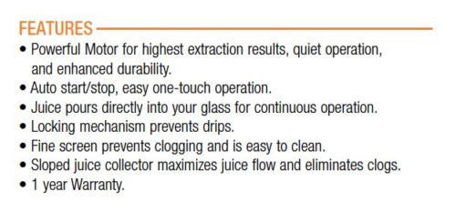 Tribest Citristar Citrus Juicer - CS-1000-A - Juice Guru