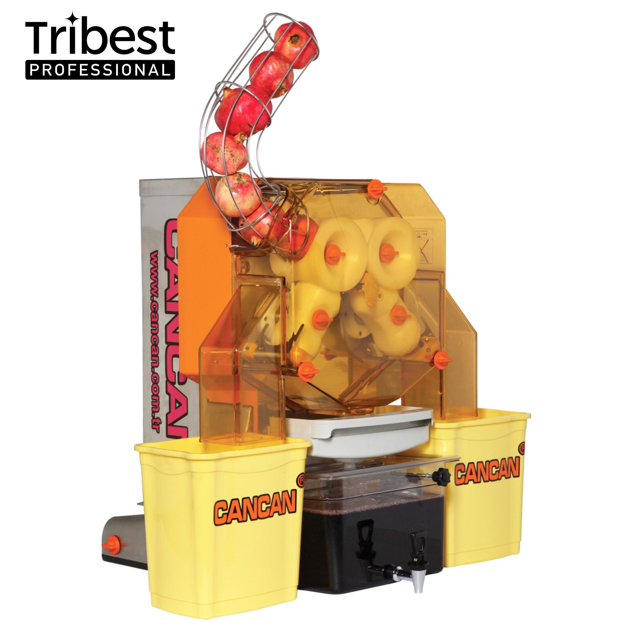 Tribest®  Cancan® Automatic Large Diameter Commercial Grapefruit and Pomegranate Juicer - Juice Guru