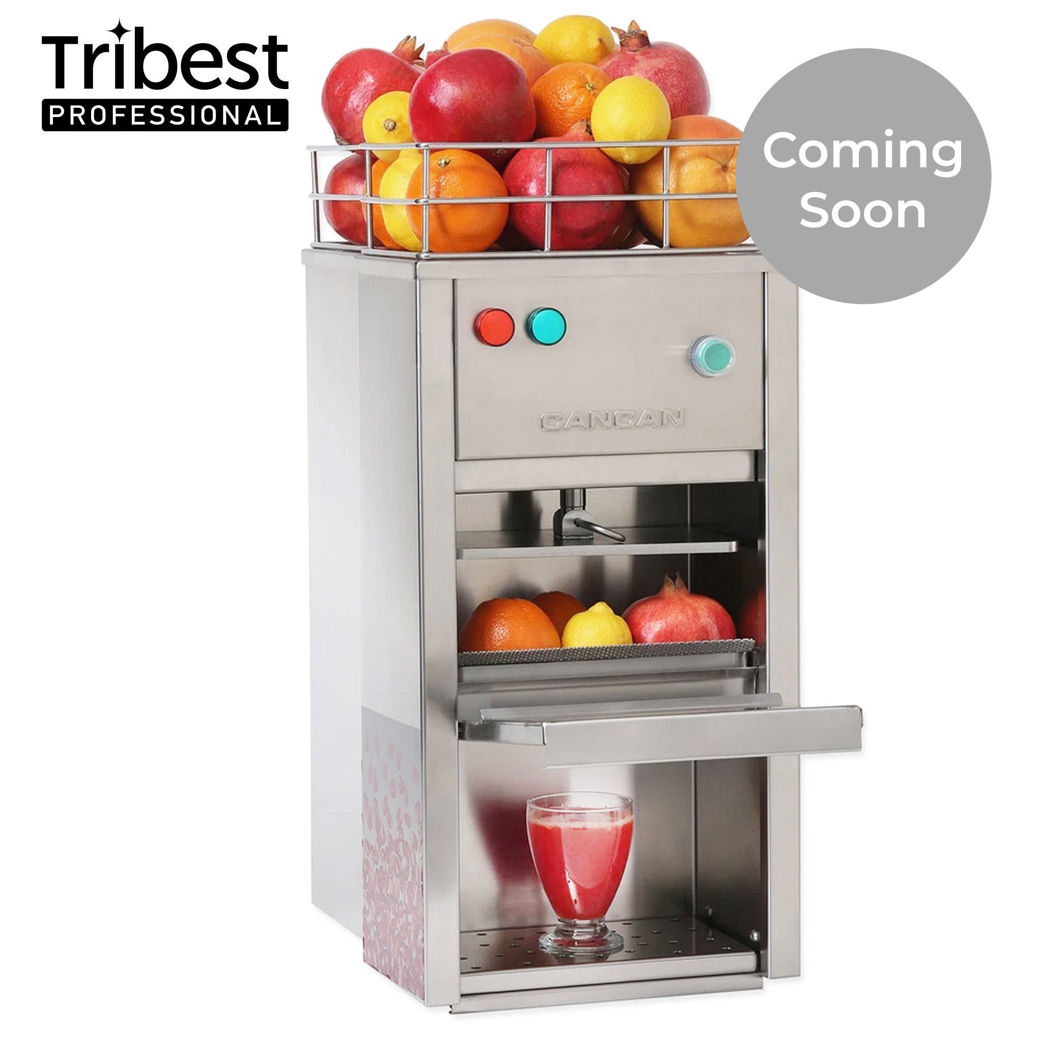 Tribest®  Cancan® Hydraulic Commercial Pomegranate Press - Juice Guru