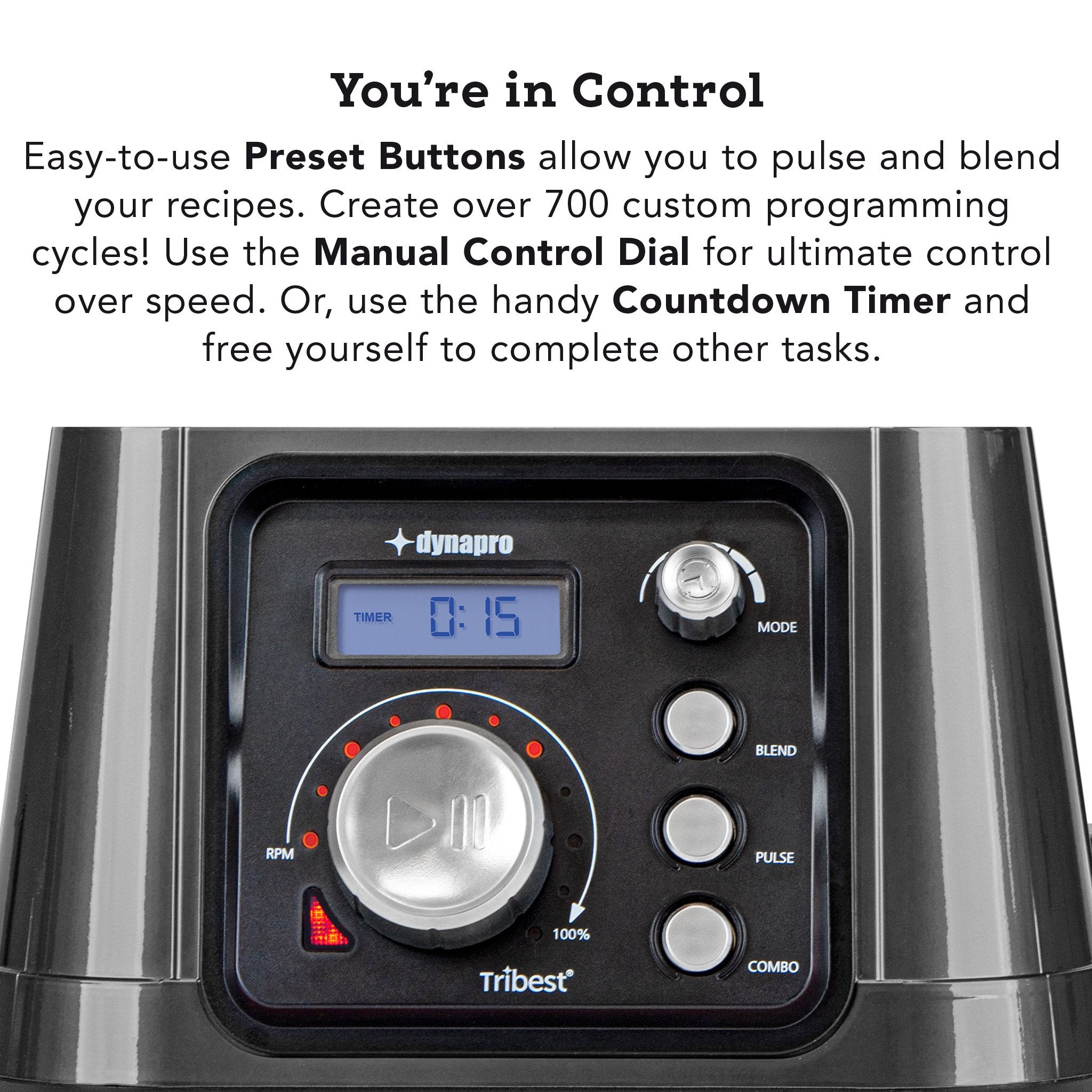 Tribest®  Dynapro® Commercial High-Speed Blender - Juice Guru