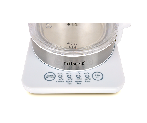 Tribest®  Raw Tea Kettle® Glass Electric Brewing System - Juice Guru