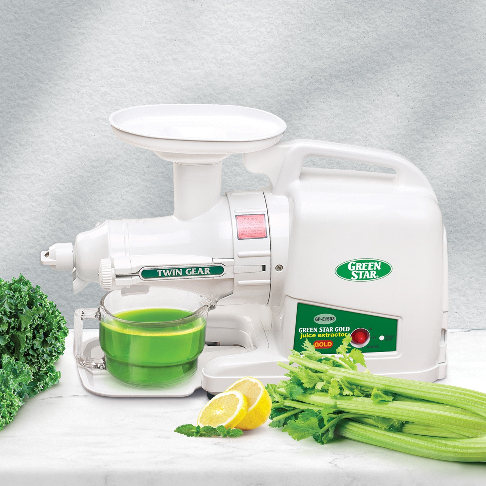 Tribest®  Greenstar® Gold HD Twin Gear Slow Masticating Juicer - Juice Guru