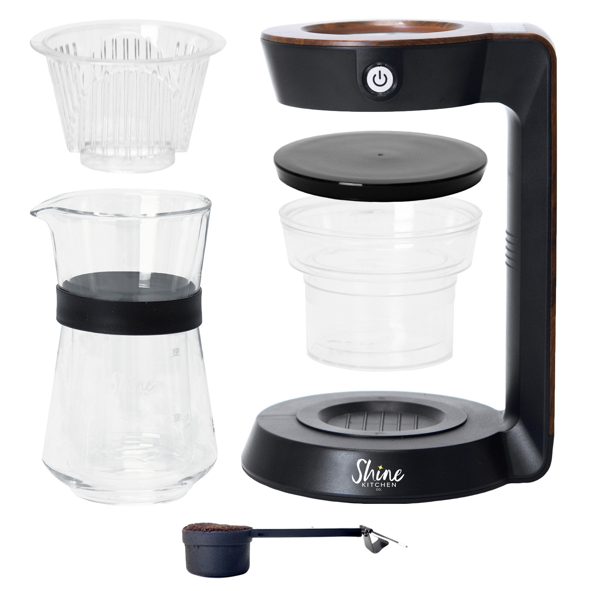Tribest®  Shine Kitchen Co.® Autopour Automatic Pour Over Coffee Machine - Juice Guru