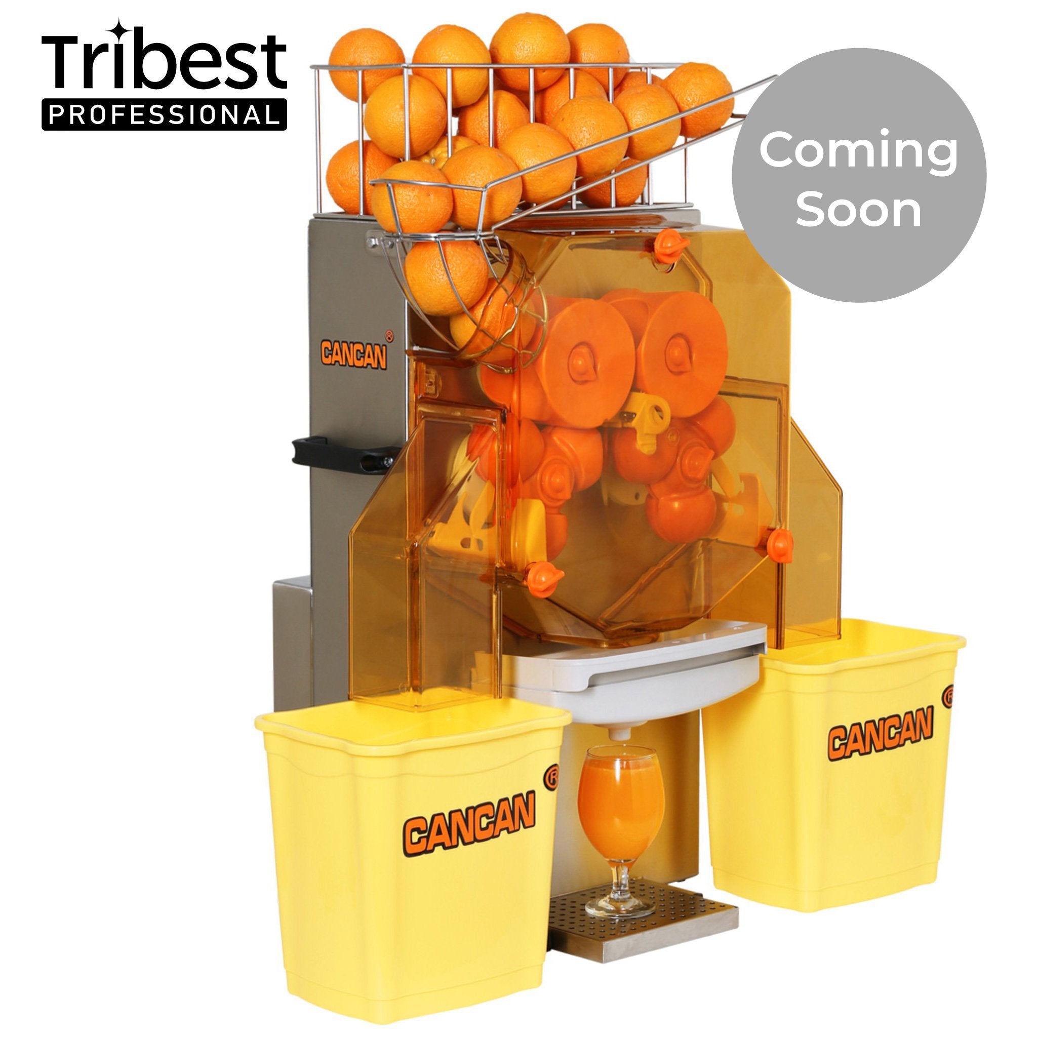 Tribest®  Cancan® Automatic Orange Commercial Juicer - Juice Guru